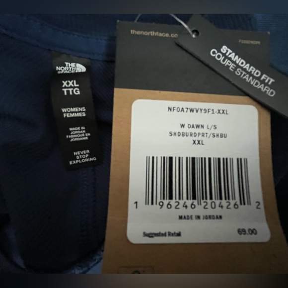 The North Face Flash-Dry Women's Printed Dawndream Long Sleeve Shirt - Picture 11 of 16